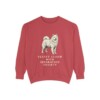 Samoyed Humor Sweatshirt, Crimson, front view