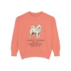 Samoyed Humor Sweatshirt, Terracotta, front view