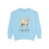 Samoyed Latin Sweatshirt, Chambray, front view