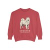 Samoyed Latin Sweatshirt, Crimson, front view