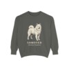 Samoyed Latin Sweatshirt, Pepper, front view