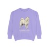 Samoyed Latin Sweatshirt, Violet, front view
