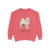 Samoyed Latin Sweatshirt, Watermelon, front view
