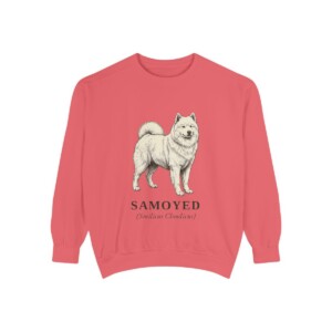 Samoyed Latin Sweatshirt, Watermelon, front view