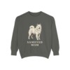 Samoyed Mom Sweatshirt, Pepper, front view