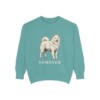 Samoyed Sweatshirt, Seafoam, front view