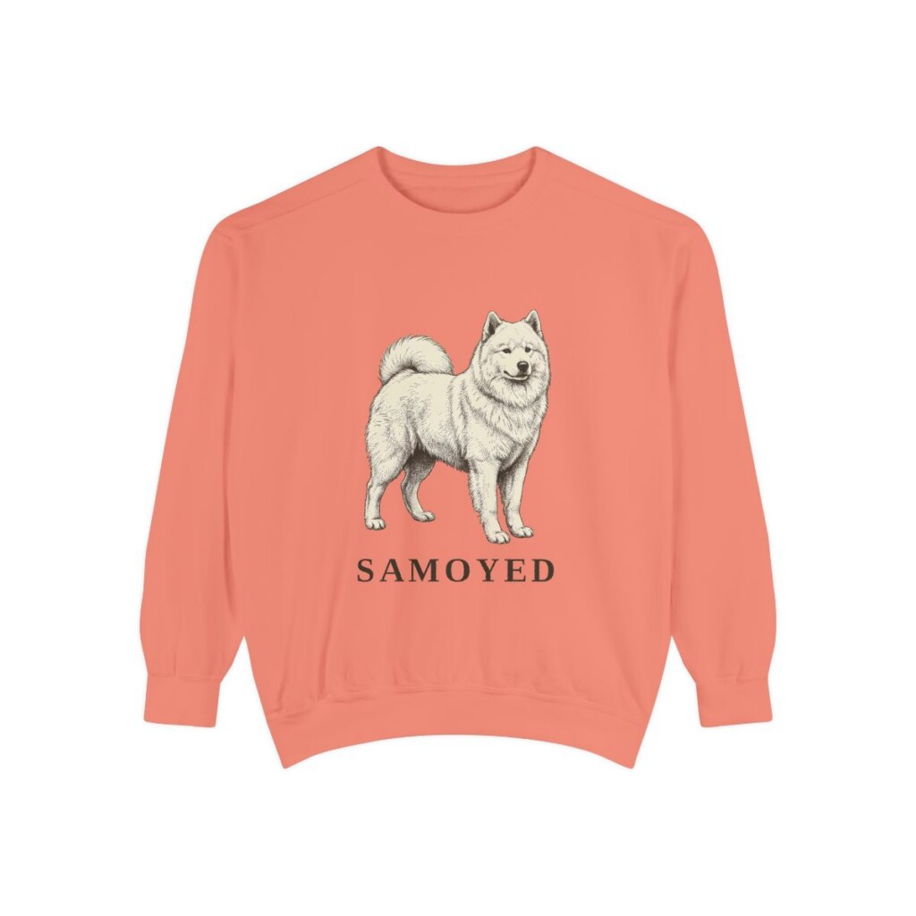 Samoyed Sweatshirt, Terracotta, front view