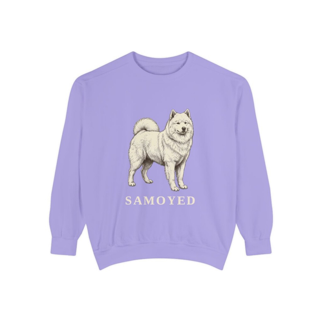 Samoyed Sweatshirt, Violet, front view