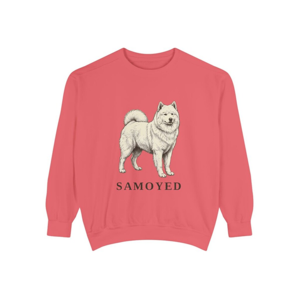 Samoyed Sweatshirt, Watermelon, front view