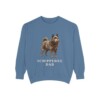 Schipperke Dad Sweatshirt, Blue Jean, front view