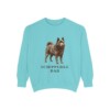 Schipperke Dad Sweatshirt, Chalky Mint, front view