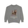 Schipperke Dad Sweatshirt, Grey, front view