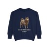Schipperke Dad Sweatshirt, True Navy, front view
