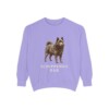 Schipperke Dad Sweatshirt, Violet, front view