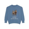 Schipperke Humor Sweatshirt, Blue Jean, front view