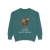 Schipperke Humor Sweatshirt, Blue Spruce, front view