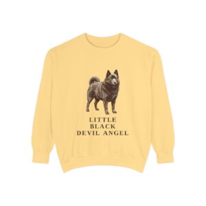 Schipperke Humor Sweatshirt, Butter, front view