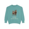 Schipperke Humor Sweatshirt, Seafoam, front view