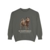 schipperke-sweatshirt-latin-pepper Schipperke Latin Sweatshirt, Pepper, front view