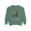 Schipperke Sweatshirt, Light Green, front view