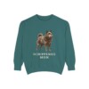 Schipperke Mom Sweatshirt, Blue Spruce, front view
