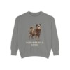 Schipperke Mom Sweatshirt, Grey, front view