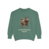 Schipperke Mom Sweatshirt, Light Green, front view