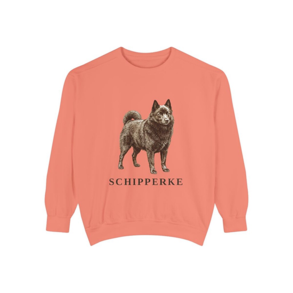 Schipperke Sweatshirt, Terracotta, front view