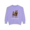 Schipperke Sweatshirt, Violet, front view