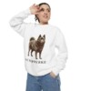 Schipperke Sweatshirt, White, person 2 context