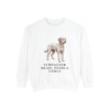 Schnoodle Humor Sweatshirt, White, front view