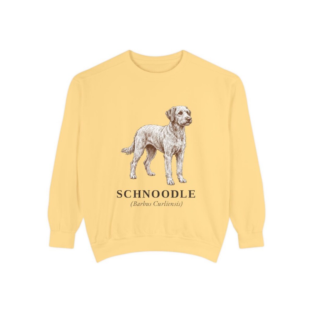Schnoodle Latin Sweatshirt, Butter, front view