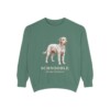 Schnoodle Latin Sweatshirt, Light Green, front view