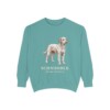 Schnoodle Latin Sweatshirt, Seafoam, front view