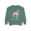 Schnoodle Sweatshirt, Light Green, front view