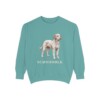 Schnoodle Sweatshirt, Seafoam, front view
