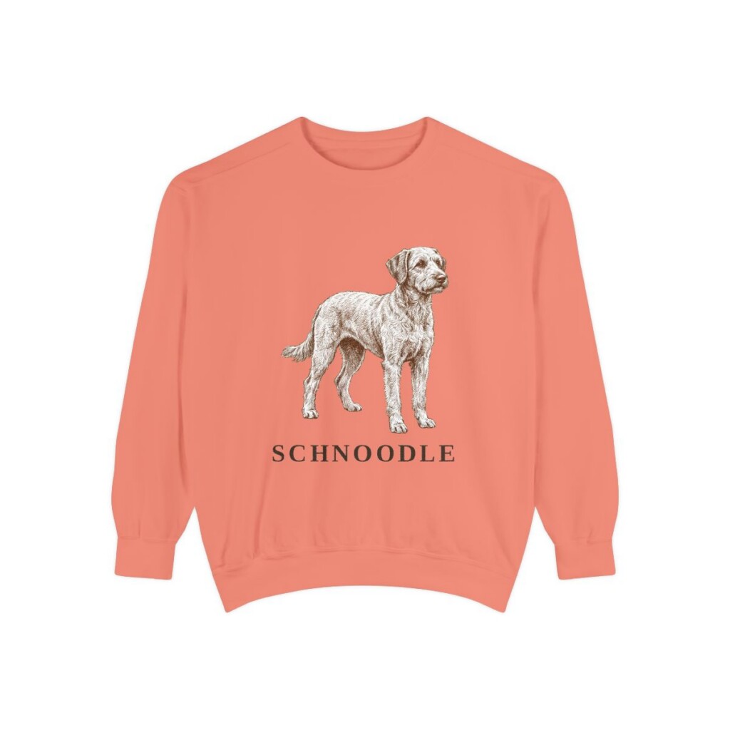 Schnoodle Sweatshirt, Terracotta, front view