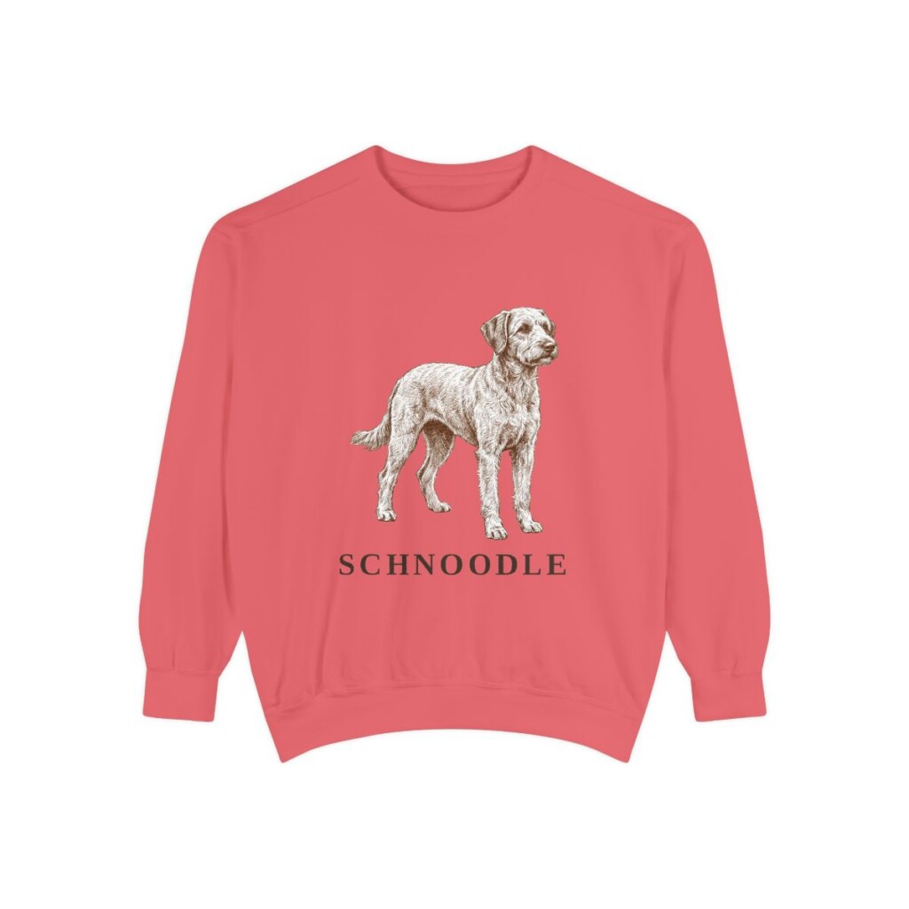 Schnoodle Sweatshirt, Watermelon, front view