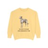 Scottish Deerhound Sweatshirt, Butter, front view