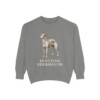 Scottish Deerhound Sweatshirt, Grey, front view