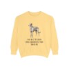 Scottish Deerhound Mom Sweatshirt, Butter, front view