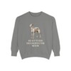 Scottish Deerhound Mom Sweatshirt, Grey, front view