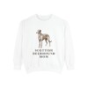 Scottish Deerhound Mom Sweatshirt, White, front view