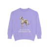 Scottish Deerhound Sweatshirt, Violet, front view