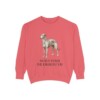 Scottish Deerhound Sweatshirt, Watermelon, front view