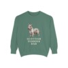 Scottish Terrier Dad Sweatshirt, Light Green, front view