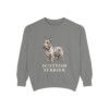 Scottish Terrier Sweatshirt, Grey, front view