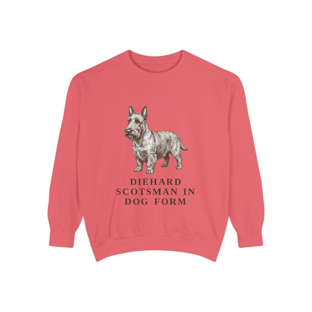 scottish-terrier-sweatshirt-humor-watermelon Scottish Terrier Humor Sweatshirt, Watermelon, front view