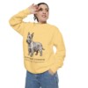 Scottish Terrier Latin Sweatshirt, Butter, person 2 context
