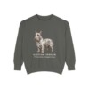 Scottish Terrier Latin Sweatshirt, Pepper, front view